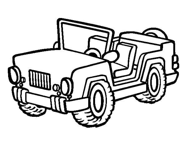 Coloriage gratuit Véhicules 4x4 #180999 de la collection Transport à imprimer