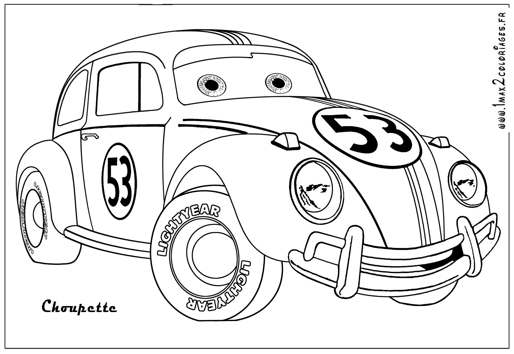 Dessin à colorier: Voiture / Automobile (Transport) #146427 - Coloriages à Imprimer Gratuits