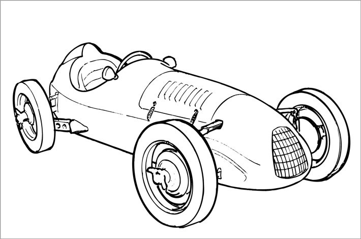 Dessin à colorier: Voiture / Automobile (Transport) #146439 - Coloriages à Imprimer Gratuits