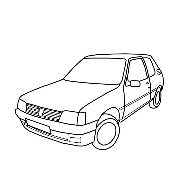 Dessin à colorier: Voiture / Automobile (Transport) #146479 - Coloriages à Imprimer Gratuits