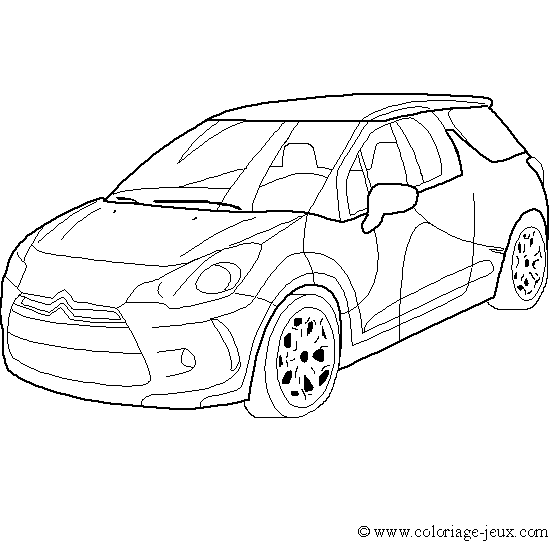 Dessin à colorier: Voiture / Automobile (Transport) #146481 - Coloriages à Imprimer Gratuits