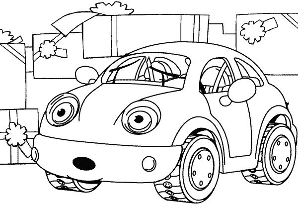 Dessin à colorier: Voiture / Automobile (Transport) #146483 - Coloriages à Imprimer Gratuits