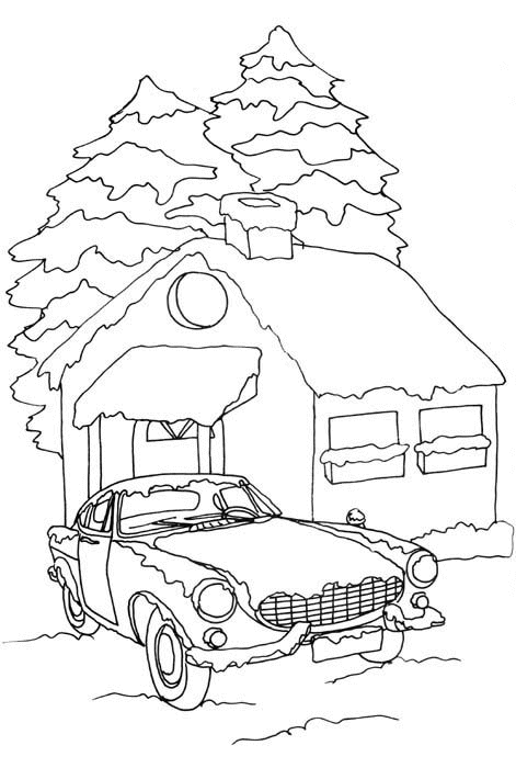 Dessin à colorier: Voiture / Automobile (Transport) #146499 - Coloriages à Imprimer Gratuits