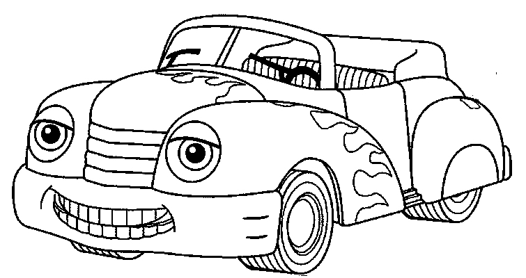 Dessin à colorier: Voiture / Automobile (Transport) #146500 - Coloriages à Imprimer Gratuits