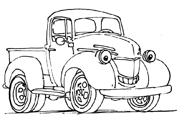 Dessin à colorier: Voiture / Automobile (Transport) #146508 - Coloriages à Imprimer Gratuits