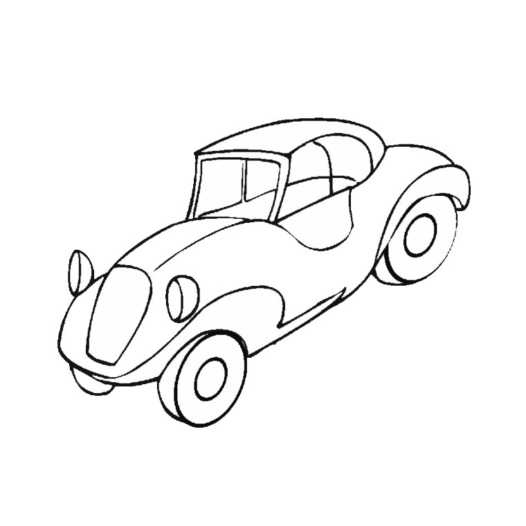 Dessin à colorier: Voiture / Automobile (Transport) #146516 - Coloriages à Imprimer Gratuits