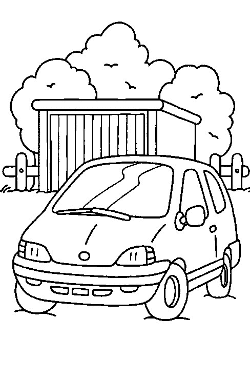 Dessin à colorier: Voiture / Automobile (Transport) #146520 - Coloriages à Imprimer Gratuits