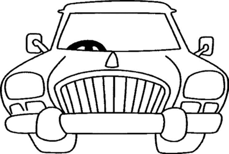 Dessin à colorier: Voiture / Automobile (Transport) #146524 - Coloriages à Imprimer Gratuits