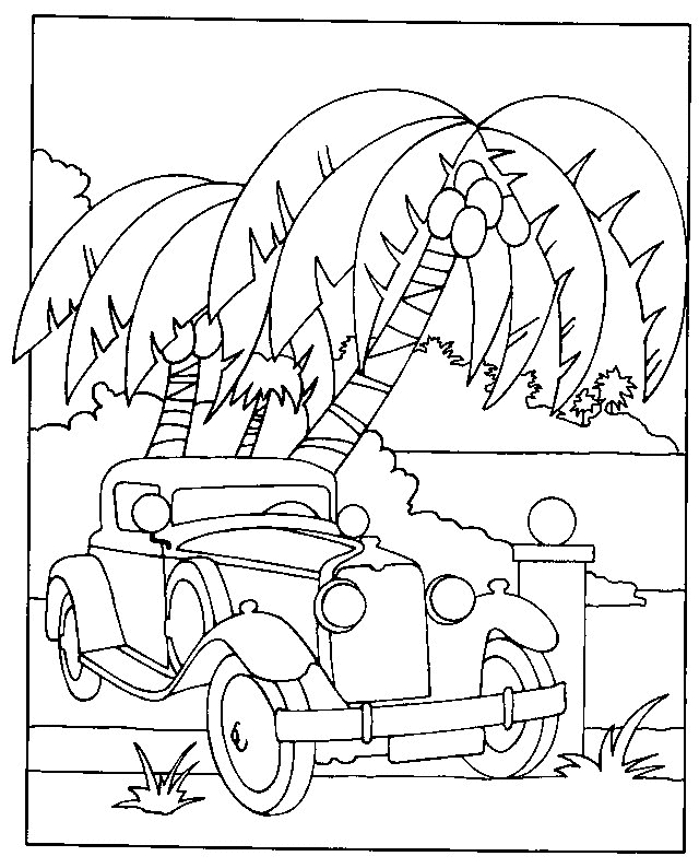 Dessin Voiture / Automobile #146535 (Transport) à colorier – Coloriages