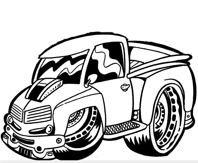 Dessin à colorier: Voiture / Automobile (Transport) #146568 - Coloriages à Imprimer Gratuits