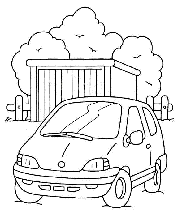 Dessin à colorier: Voiture / Automobile (Transport) #146582 - Coloriages à Imprimer Gratuits