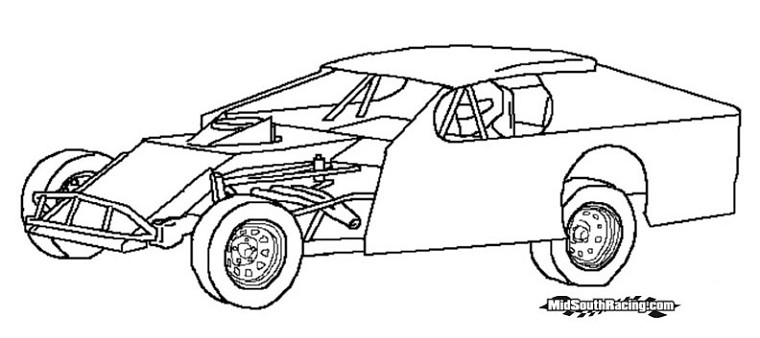 Dessin à colorier: Voiture / Automobile (Transport) #146586 - Coloriages à Imprimer Gratuits