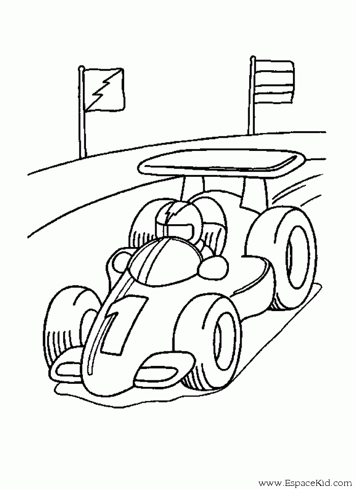 Dessin à colorier: Voiture / Automobile (Transport) #146588 - Coloriages à Imprimer Gratuits