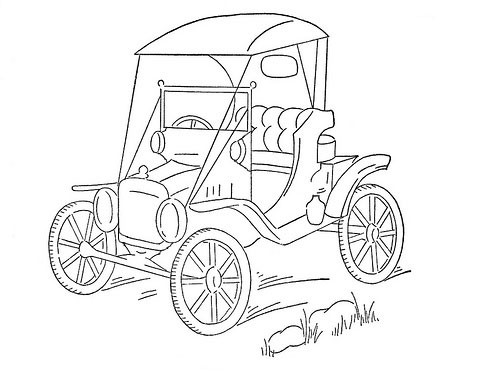 Dessin à colorier: Voiture / Automobile (Transport) #146589 - Coloriages à Imprimer Gratuits