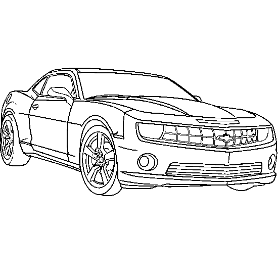 Dessin à colorier: Voiture / Automobile (Transport) #146614 - Coloriages à Imprimer Gratuits