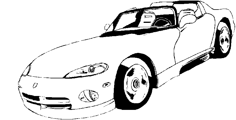 Dessin à colorier: Voiture / Automobile (Transport) #146615 - Coloriages à Imprimer Gratuits