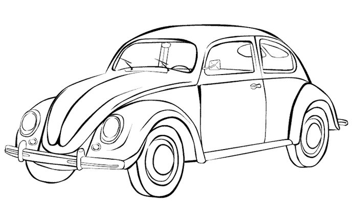 Dessin à colorier: Voiture / Automobile (Transport) #146620 - Coloriages à Imprimer Gratuits