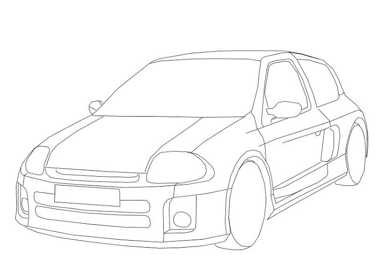 Dessin à colorier: Voiture / Automobile (Transport) #146632 - Coloriages à Imprimer Gratuits