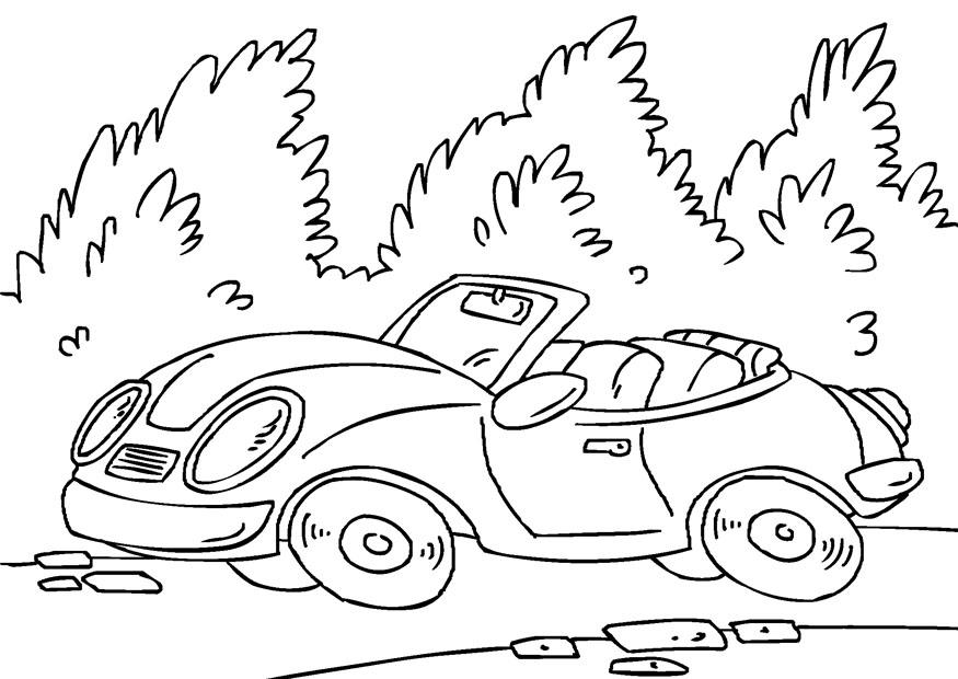 Dessin à colorier: Voiture / Automobile (Transport) #146649 - Coloriages à Imprimer Gratuits