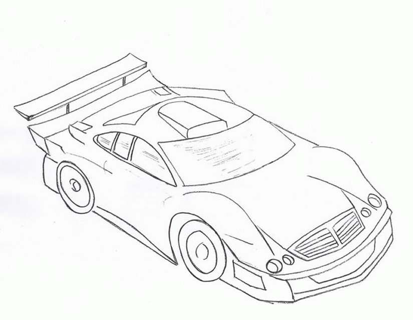 Dessin à colorier: Voiture / Automobile (Transport) #146650 - Coloriages à Imprimer Gratuits