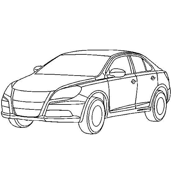 Dessin à colorier: Voiture / Automobile (Transport) #146651 - Coloriages à Imprimer Gratuits