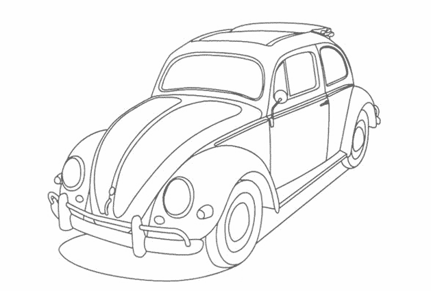 Dessin à colorier: Voiture / Automobile (Transport) #146670 - Coloriages à Imprimer Gratuits