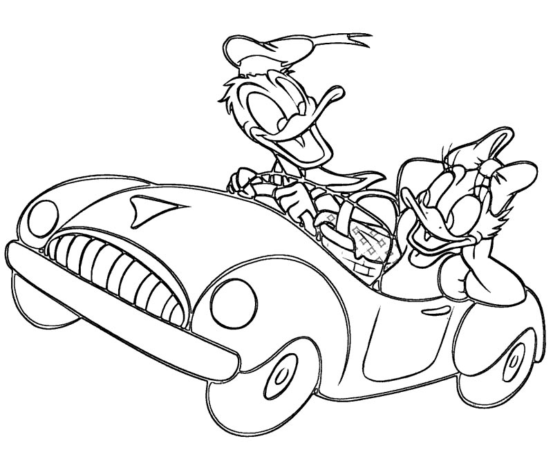 Dessin à colorier: Voiture / Automobile (Transport) #146672 - Coloriages à Imprimer Gratuits