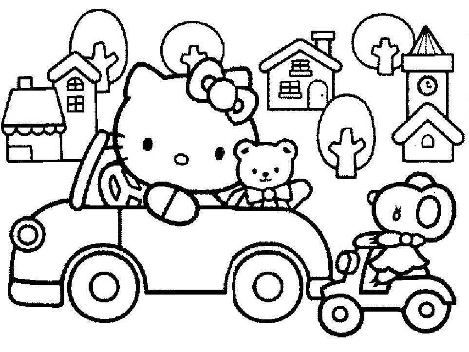 Dessin à colorier: Voiture / Automobile (Transport) #146707 - Coloriages à Imprimer Gratuits