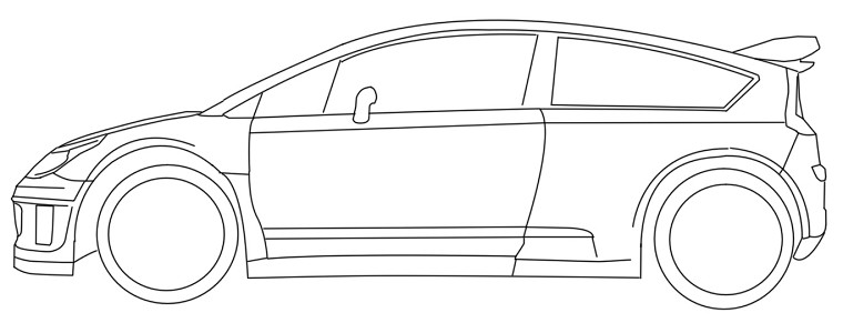 Dessin à colorier: Voiture / Automobile (Transport) #146709 - Coloriages à Imprimer Gratuits