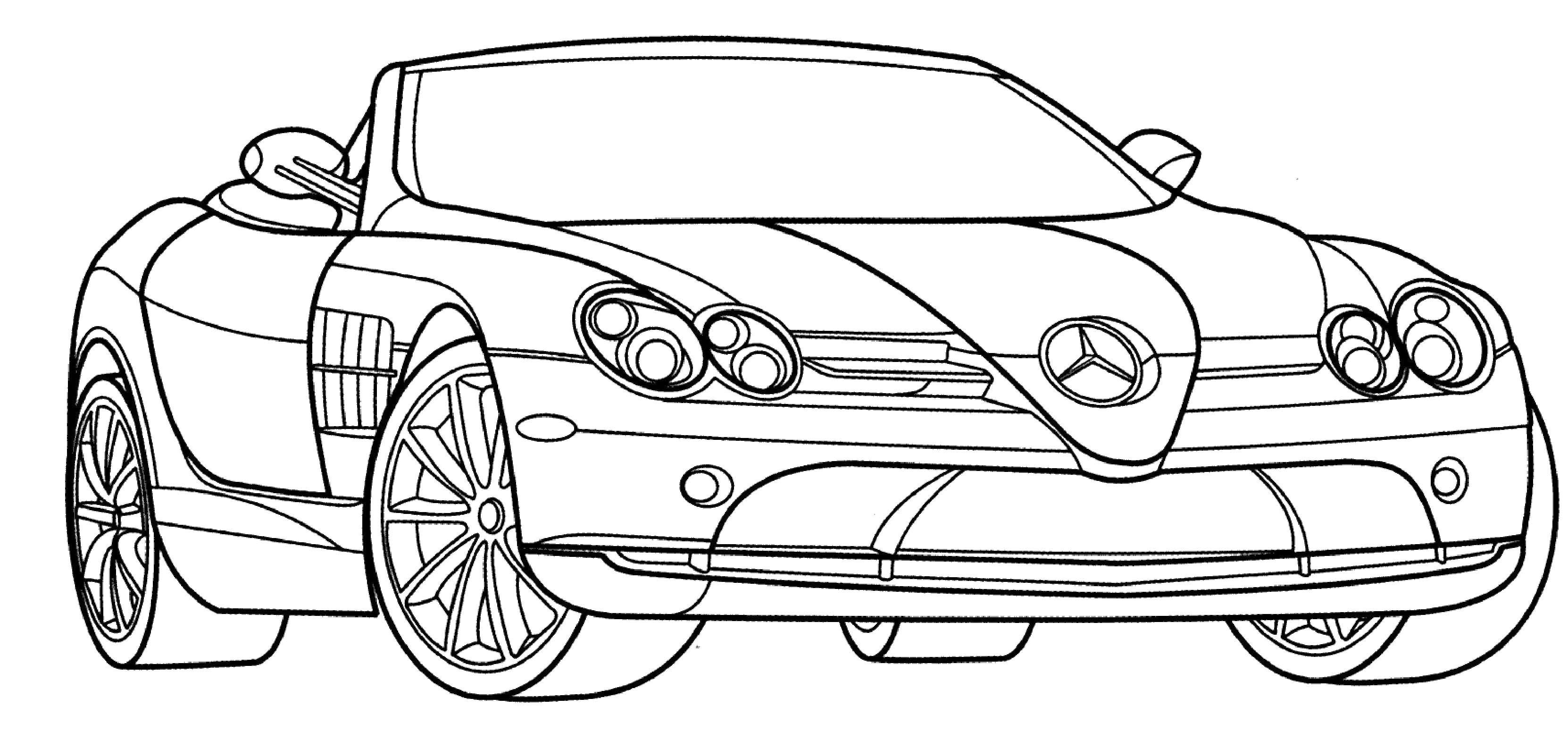 Dessins Voiture sport / tuning (Transport) à colorier – Coloriages à