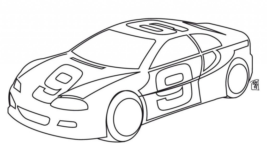 Dessin à colorier: Voiture sport / tuning (Transport) #146972 - Coloriages à Imprimer Gratuits