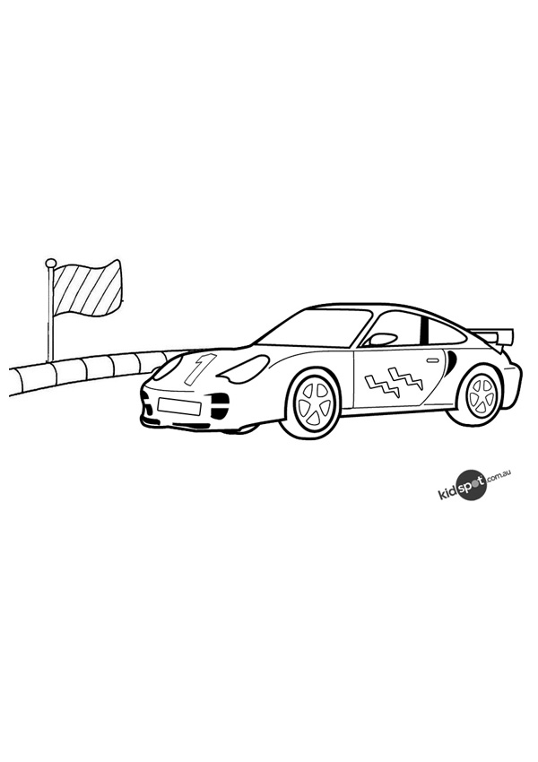 Dessin à colorier: Voiture sport / tuning (Transport) #146990 - Coloriages à Imprimer Gratuits