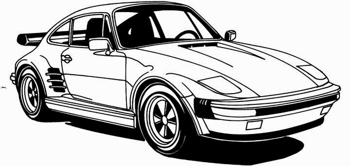 Dessin à colorier: Voiture sport / tuning (Transport) #147007 - Coloriages à Imprimer Gratuits