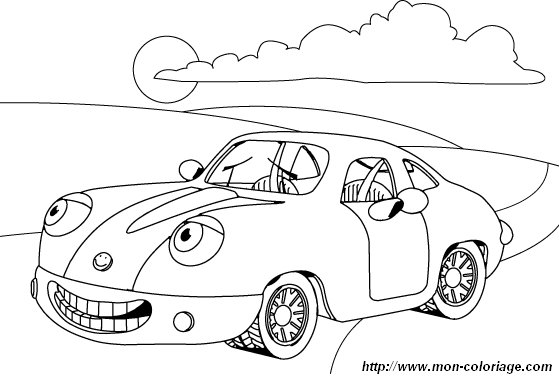 Dessin à colorier: Voiture sport / tuning (Transport) #147041 - Coloriages à Imprimer Gratuits