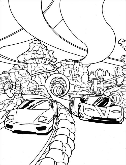 Dessin à colorier: Voiture sport / tuning (Transport) #147053 - Coloriages à Imprimer Gratuits