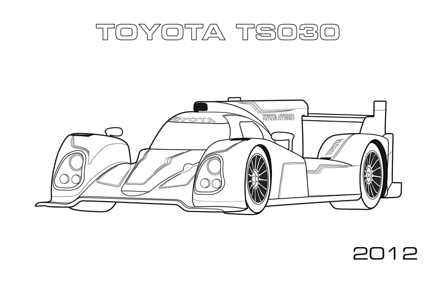 Dessin à colorier: Voiture sport / tuning (Transport) #147117 - Coloriages à Imprimer Gratuits