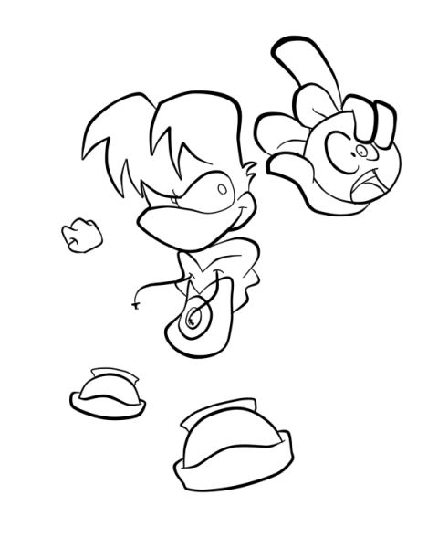 Dessin Rayman #114438 (Jeux Vidéos) à colorier – Coloriages à imprimer