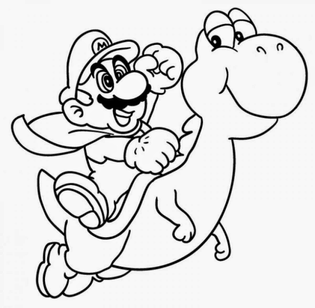 Dessin Super Mario Bros #153719 (Jeux Vidéos) à colorier – Coloriages à