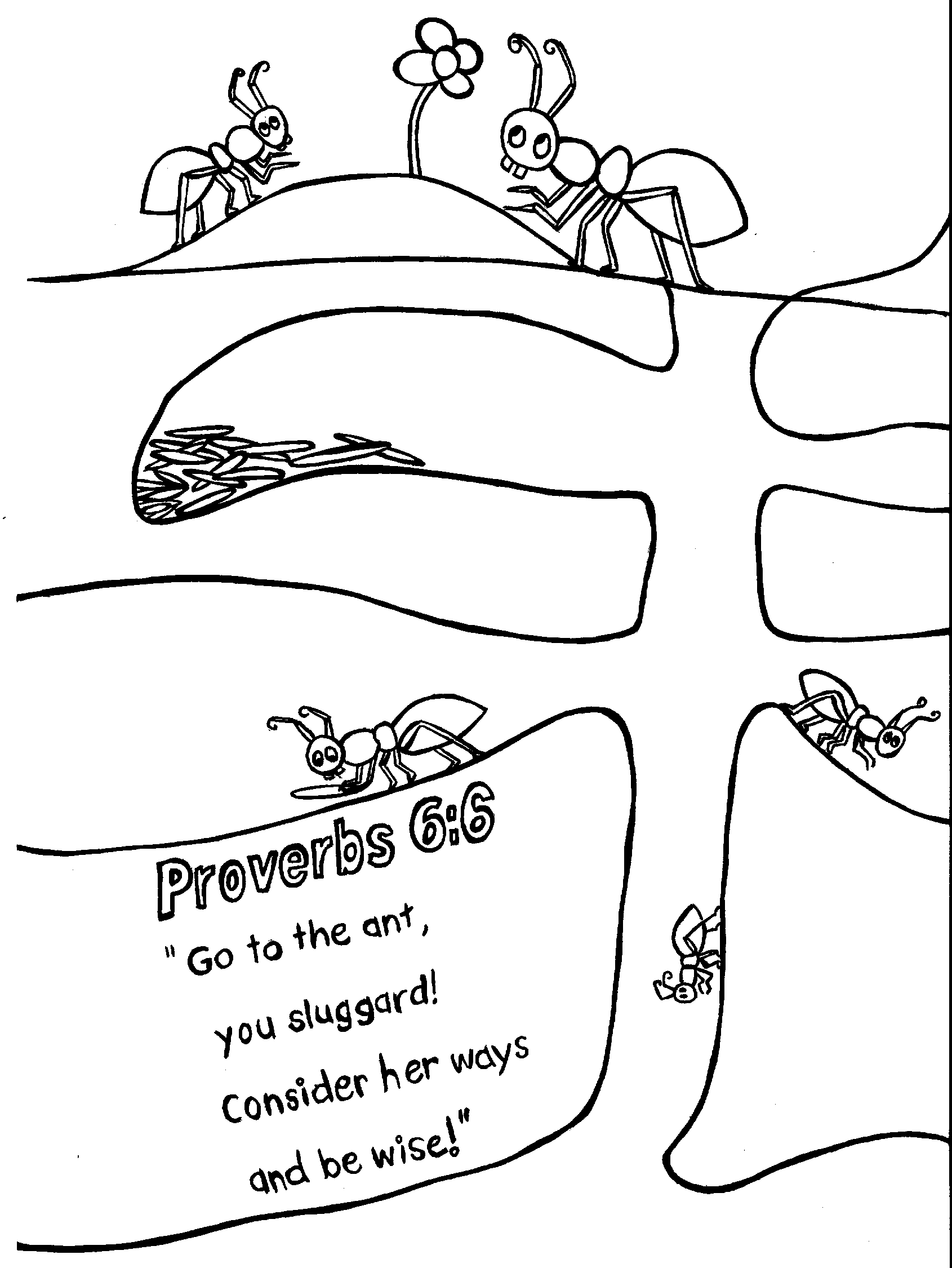 Free printable Ant coloring page #6929 from Animals collection