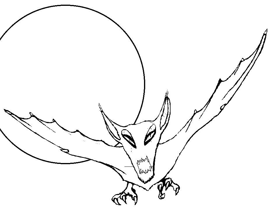 Free printable Bat coloring page #2047 from Animals collection