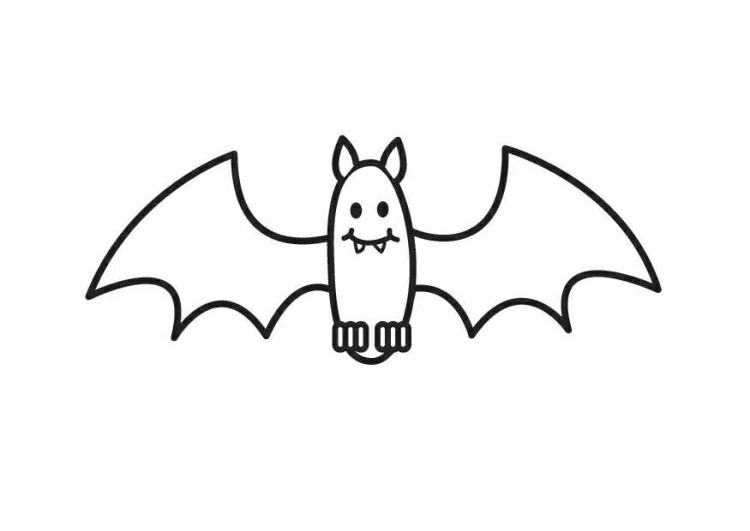 Free printable Bat coloring page #2140 from Animals collection