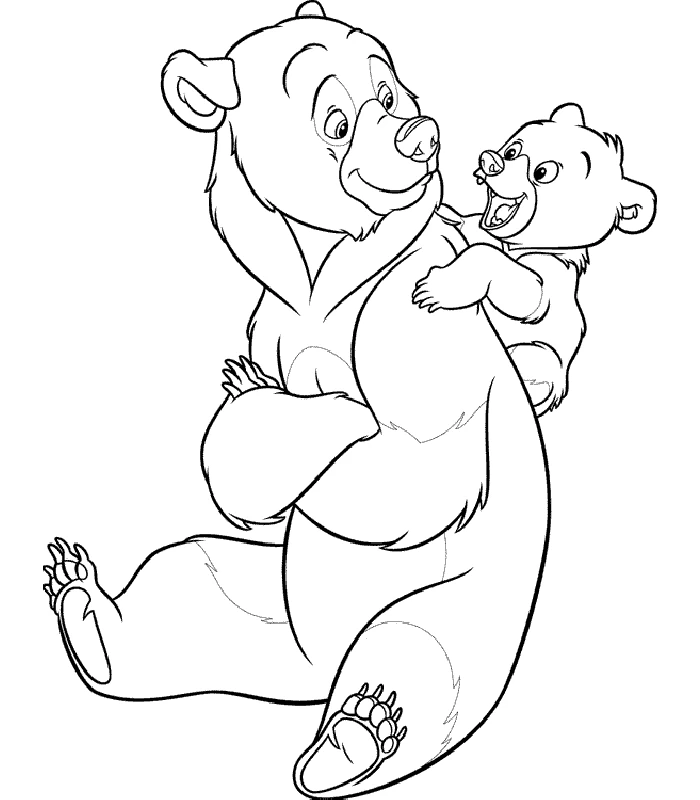 Free printable Bear coloring page #12251 from Animals collection
