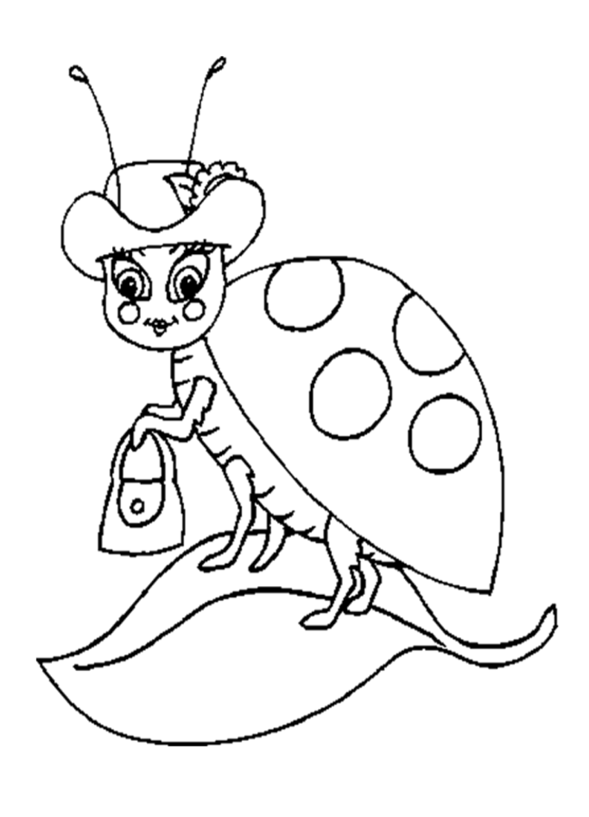 Free printable Bettle coloring page #3446 from Animals collection