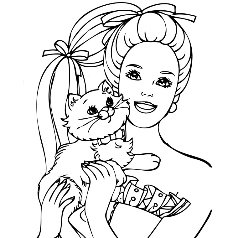 Free printable Cat coloring page #1920 from Animals collection