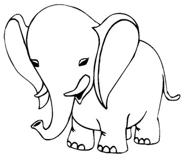 Free printable Elephant coloring page #6367 from Animals collection