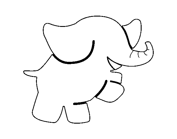 Free printable Elephant coloring page #6470 from Animals collection