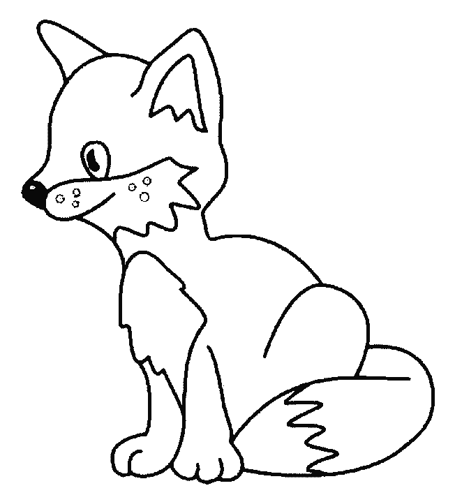 Free printable Fox coloring page #14964 from Animals collection