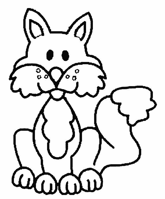 Free printable Fox coloring page #14975 from Animals collection