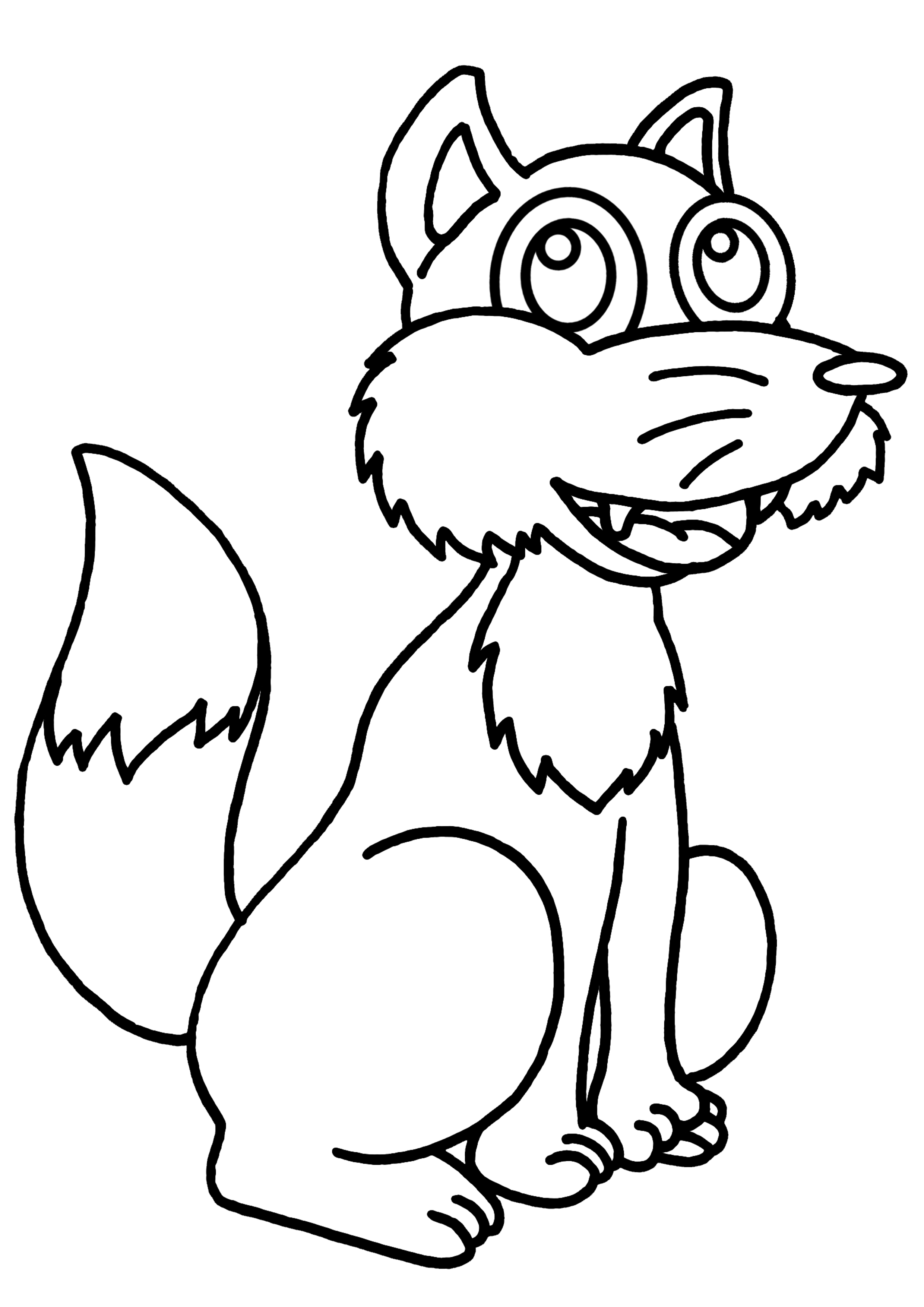 Free printable Fox coloring page #14983 from Animals collection