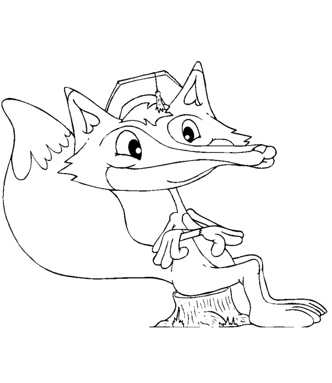 Free printable Fox coloring page #15045 from Animals collection